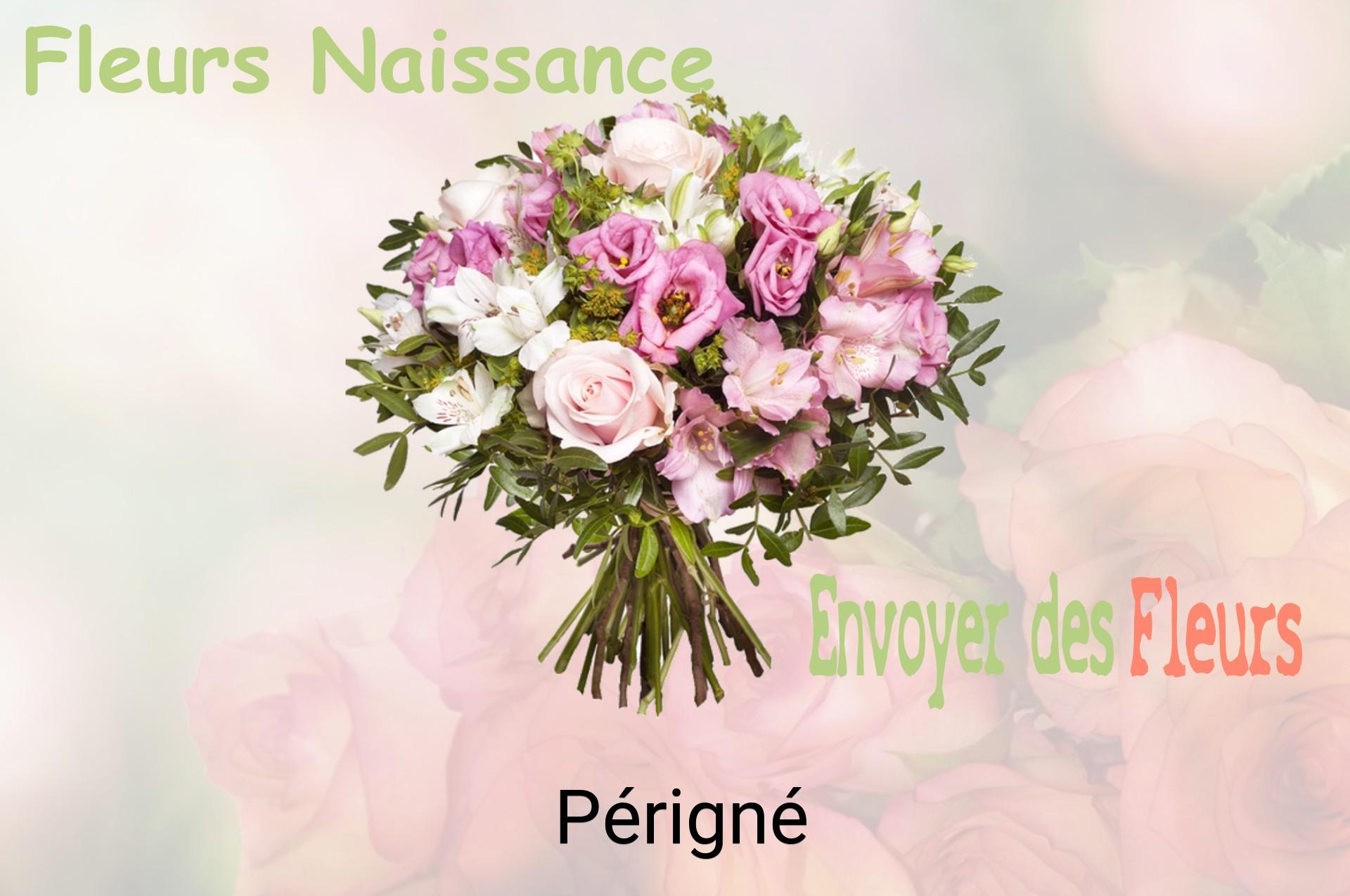 Bouquet de fleurs de naissance livré à Périgné
